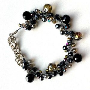 Black Beaded Bracelet